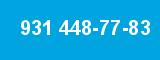 931 448-77-83 931 448-77-83